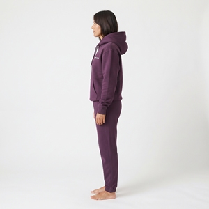 Conjunto Deportivo de Invierno para Mujer, con Capucha, Pantalones Deportivos de Color Sólido, Ropa Deportiva Informal de Dos Piezas - Product Image 4