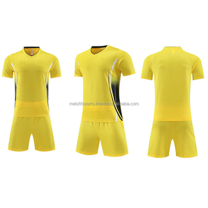 Premium Quality Custom Soccer Jersey Breathable Lightweight Durable 100% Polyester Half Sleeve Team Uniform Wear High Quality - Product Image 4