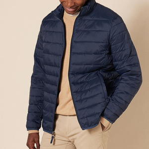 New Arrival Design Men's Puffer Jackets Winter Thick Warm Custom Padded <b>Bubble</b> <b>Coats</b> Zipper Closure Puffer Jacket - Product Image 4