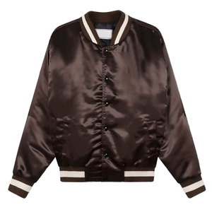 Vestes varsity tendance style streetwear pour hommes, manches longues, poches personnalisées, design haut de gamme. - Product Image 1