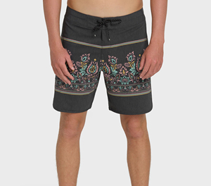 Private Label Solid Front Logo Surf <b>Shorts</b> Quick Dry Beachwear for Men - Product Image 3