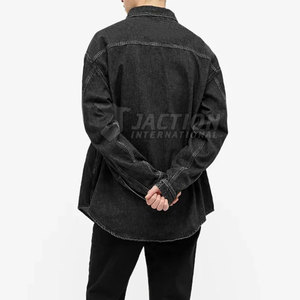 เสื้อเชิ้ตยีนส์ผู้ชายแบบลำลองสั่งทำได้ เนื้อผ้าเบา ทนทาน มีจำหน่าย - Product Image 4
