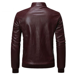 Chaqueta de Cuero y Lona de Alta Calidad para Hombre, con Logotipo Personalizado, Estilo Urbano, Resistente al Viento y al Agua, para Invierno - Product Image 6