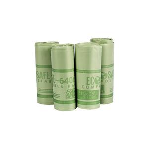 Biodegradable HDPE Grocery Roll <b>Bags</b> Disposable <b>Compostable</b> Food Safe Heat Seal Custom <b>Bag</b> Supermarket Home Kitchen - Product Image 1