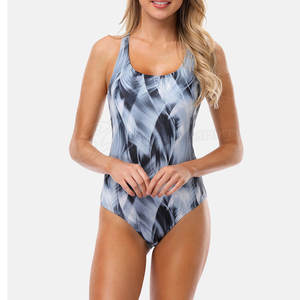 Trajes de Baño para Mujer de Alta Calidad con Estampado por Transferencia de Calor, Spandex/Poliéster, Secado Rápido, Ecológicos, Sin Costuras, de Una Pieza/Bikini - Product Image 1