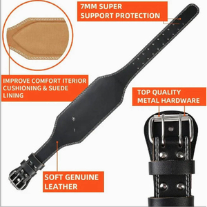 Cinturón de Cuero Personalizado para Gimnasio, para Hombres y Mujeres, Levantamiento de Pesas, Entrenamiento, Proveedor Mayorista - Product Image 2