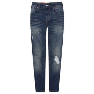 Jeans de Mezclilla para Hombre, Corte Regular, Tela de Algodón Suave, Cómodos, Casuales, para Uso Diario, Jeans de Mezclilla Ajustados - Product Image 1