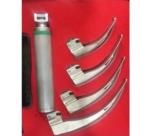 Ensemble de laryngoscopes à fibres optiques de haute qualité avec 4 lames Macintosh en acier inoxydable, fabriqué au Pakistan, laryngoscope de haute qualité - Product Image 6