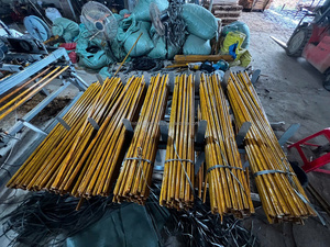 Manche de balai en bois d'eucalyptus avec revêtement PVC motif grain de bois - Manche durable pour le nettoyage domestique - Product Image 6