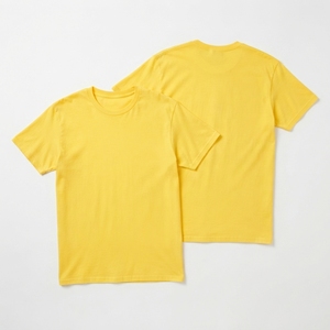 เสื้อยืดผู้ชายสีพื้น ผ้าฝ้ายใส่สบาย ทรงปกติ แฟชั่นลำลอง คอกลม ใส่ได้ทุกวัน สำหรับผู้ชาย - Product Image 3