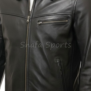 Chaqueta de Cuero Genuino de Alta Calidad para Hombre, Transpirable y Elegante, en Múltiples Diseños y Estilos Clásicos - Product Image 3