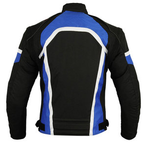 เสื้อแจ็คเก็ตมอเตอร์ไซค์แขนยาวสำหรับผู้ชาย กันลม สีเทา น้ำเงิน ดำ  สำหรับทุกฤดู เหมาะสำหรับขี่มอเตอร์ไซค์และแข่งรถ - Product Image 6