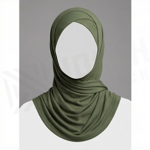 Hiyab de Seda Satinada de Color Sólido para Mujer, Suave al Tacto, para Uso Diario, Pañuelo Étnico de Oriente Medio - Product Image 4