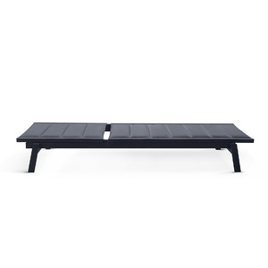 Chaise longue d'extérieur moderne avec structure en acier et coussin en oléfine pour usage en terrasse - Product Image 4