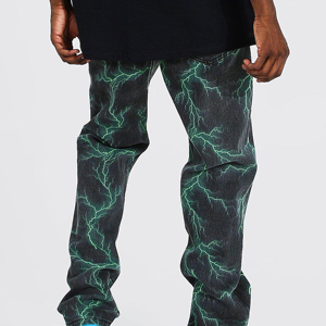 Vintage Style Baggy Jeans for Men – Relaxed Fit Denim Trousers - Product Image 3