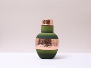 Botella de Agua Deportiva de Cobre Puro al 99% de Alta Calidad, Ecológica, Anticorrosiva, de 1000 ml, con Tapa, para Gimnasio, en Oferta - Product Image 3