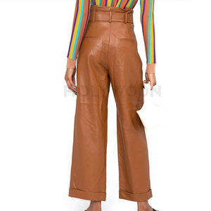 Pantalones de Cuero Clásicos para Mujer, Estilo Urbano, Impermeables, Ligeros, Diseño Moderno y Entallado, Comodidad Diaria para la Moda Cotidiana - Product Image 2