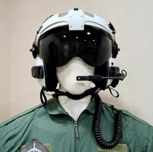 หมวกนักบินแบบเปิดหน้า Bon Dome รุ่น Pilot Helmet วัสดุคาร์บอนไฟเบอร์ บุโฟมอะรามิด ไซส์ L  พร้อมแผ่นบังแดดสองชั้น ระบบปิดแบบ Double D ใหม่ ใช้ได้ทุกฤดู - Product Image 1