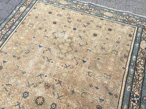 Alfombra Knots Vibrante Tradicional Tejida a Mano de Lana/Seda Moderna Ecológica Antideslizante Resistente a la Suciedad Apta para Mascotas Geométrica 1 Pieza - Product Image 5