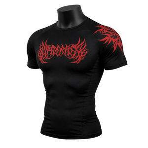 Camiseta de Compresión Personalizada para Hombre, Sublimada, para Entrenamiento Físico y Deportivo - Product Image 3