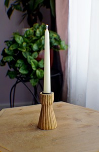 Porte-bougie en bois fait main pour la maison, le salon, la table, fabrication indienne, couleur et taille personnalisées, vente de Noël et de mariage - Product Image 4