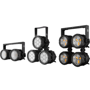 ปลอกครอบไฟ LED Par Light แบบทรงกระบอก/ทรงกลม พร้อมบานประตูแบบ Barn Door สำหรับยึดติดแบบ Universal One to Two Bracket สำหรับงานเวทีและให้เช่า - Product Image 1