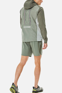 Green Hooded Jacket <b>Windbreaker</b> Set With Zip Fly Water Resistant Outdoor Wear All Seasons Wind stopper <b>Windbreaker</b> Set - Product Image 2