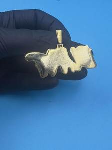 จี้เพชรโมอิสซาไนต์ VVS เงินแท้ 925 สไตล์ฮิปฮอป สำหรับผู้ชาย แบบตัวอักษร ตัวเลข หรือโลโก้  พร้อมบริการสลักชื่อตามสั่ง - Product Image 2