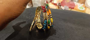 Elegante Brazalete de Latón Hecho a Mano con Brillo Regio para un Estilo Impresionante, Regalos de Lujo y Uso Diario - Product Image 3