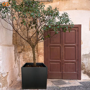 Jardinera Cuadrada de Acero Negro de 26 Pulgadas, Ecológica, Duradera, Resistente a la Oxidación, para Uso Doméstico y Comercial - Product Image 4