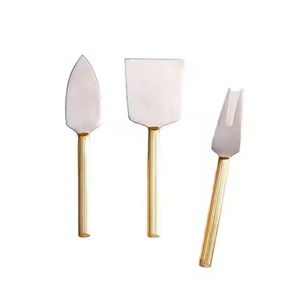 ชุดมีดเสิร์ฟชีสคุณภาพสูง สแตนเลสสตีล อุปกรณ์หั่นชีส เครื่องมือเสิร์ฟในครัว - Product Image 2