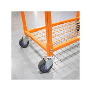 Dup_LP0161 Factory Direct Order Four-<b>Wheel</b> Industrial Mesh Picking <b>Trolley</b> with 500kg Load Capacity - Product Image 2