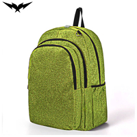 Sac à dos de cheerleading sportif léger et résistant à l'eau personnalisable avec fermeture éclair, sangle à chaîne, paillettes, strass, polyester/Cordura pour femmes