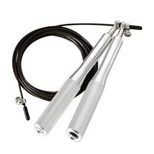 Corde à sauter de haute qualité avec poignée en aluminium, roulement, logo personnalisé, marque privée, pour entraînement de fitness quotidien - Product Image 3