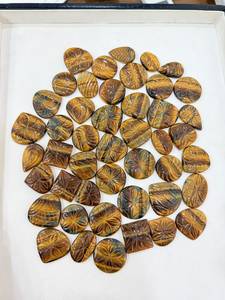 Perles de pierre naturelle œil de tigre de qualité supérieure pour colliers, bracelets, boucles d'oreilles et bijoux faits main, disponibles au prix de gros - Product Image 3