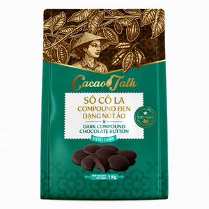 Chocolat noir composé en boutons 1KG HALAL pour la pâtisserie, le glaçage et le remplissage – Vente en gros, Fabricant OEM/ODM, Fournisseur International - Product Image 1