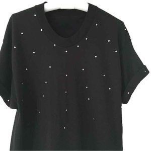 เสื้อยืดพลอยเทียมสำหรับผู้หญิงแบบกำหนดเองระบายอากาศได้ดีแห้งเร็วใหม่ - Product Image 5
