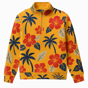Sweat-shirt à capuche léger en polaire pour homme, personnalisé, éco-responsable, avec demi-fermeture éclair, idéal pour le sport, la course et le jogging - Product Image 5