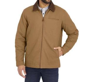 Chaqueta de Trabajo de Lona Personalizada OEM para Hombre, Chaqueta de Trabajo con Forro Acolchado de Alta Calidad, Chaqueta de Lona y Algodón con Cremallera Personalizada para Hombre - Product Image 1