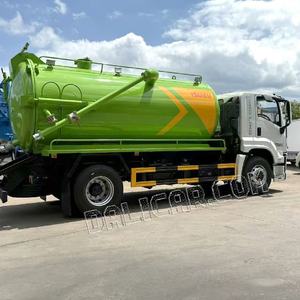Precio de fábrica Isuzu GIGA Camión de succión de aguas residuales 4x2 6 Ruedas 15cbm Camión limpiador de succión de aguas residuales - Product Image 4
