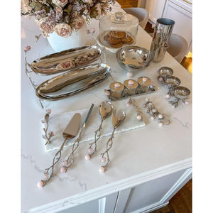 Centro de Mesa de Metal de Alta Calidad, Diseño Elegante y Exclusivo, para Hogar u Hotel, Tazón de Lujo para Servir Alimentos, Utensilios de Cocina - Product Image 2