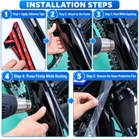 Komplettes Verkleidungs-Set E-Bike Rahmenschutz-Kit für SurRon Light Bee X E-Dirt Bike Seitenverkleidung Rahmenschutz Ersatzteile