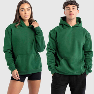 Sweat-shirts d'hiver personnalisés en molleton de coton, coupe oversize, avec poche, respirants, pour la vente en gros, fabricant OEM, marque privée, grammage lourd - Product Image 2