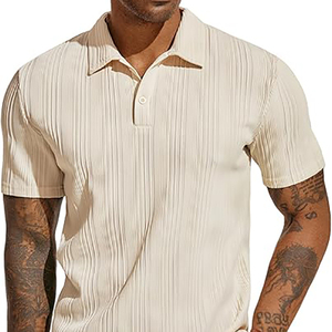 Camiseta Polo de Golf de Alta Calidad al por Mayor para Hombre, Ligera, de Secado Rápido, Manga Corta, para Entrenamiento Deportivo y Uniforme Corporativo - Product Image 1