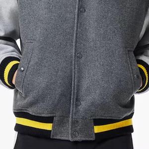 Chaqueta Bomber de Béisbol para Hombre, Talla Grande, Nuevo Diseño, Más Vendida, con Parches Personalizados, Logotipo Bordado, Chaqueta Universitaria Letterman para Hombre - Product Image 6