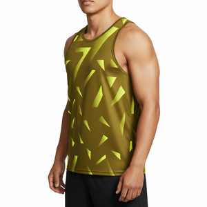 High Quality Plus Size Fitness Gym Men Sport Sublimation Cheap Tank Top <b>Running</b> Personalised Logo Custom Basketball <b>Singlet</b> - Product Image 5