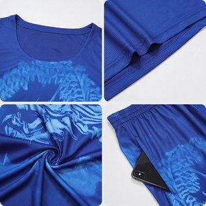 Ensemble de maillot de basketball personnalisable, débardeur sans manches et short, unisexe, séchage rapide, 100% polyester, taille adulte, service OEM, impression frontale - Product Image 6