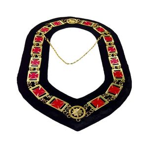 Collar Masónico de Terciopelo NESTA SPORTS con Bordado Dorado, Material Premium Hecho a Mano, Costura Profesional - Product Image 1