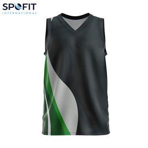 Camiseta de Baloncesto Unisex Personalizada con Sublimación, de Secado Rápido, Transpirable, Ligera, de Poliéster, Ropa Deportiva - Product Image 1