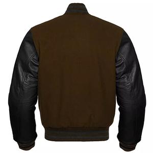 Blouson Bomber Universitaire Personnalisé OEM Hiver Col Montant Respirant Coupe-Vent Longueur Standard Décontracté - Product Image 4